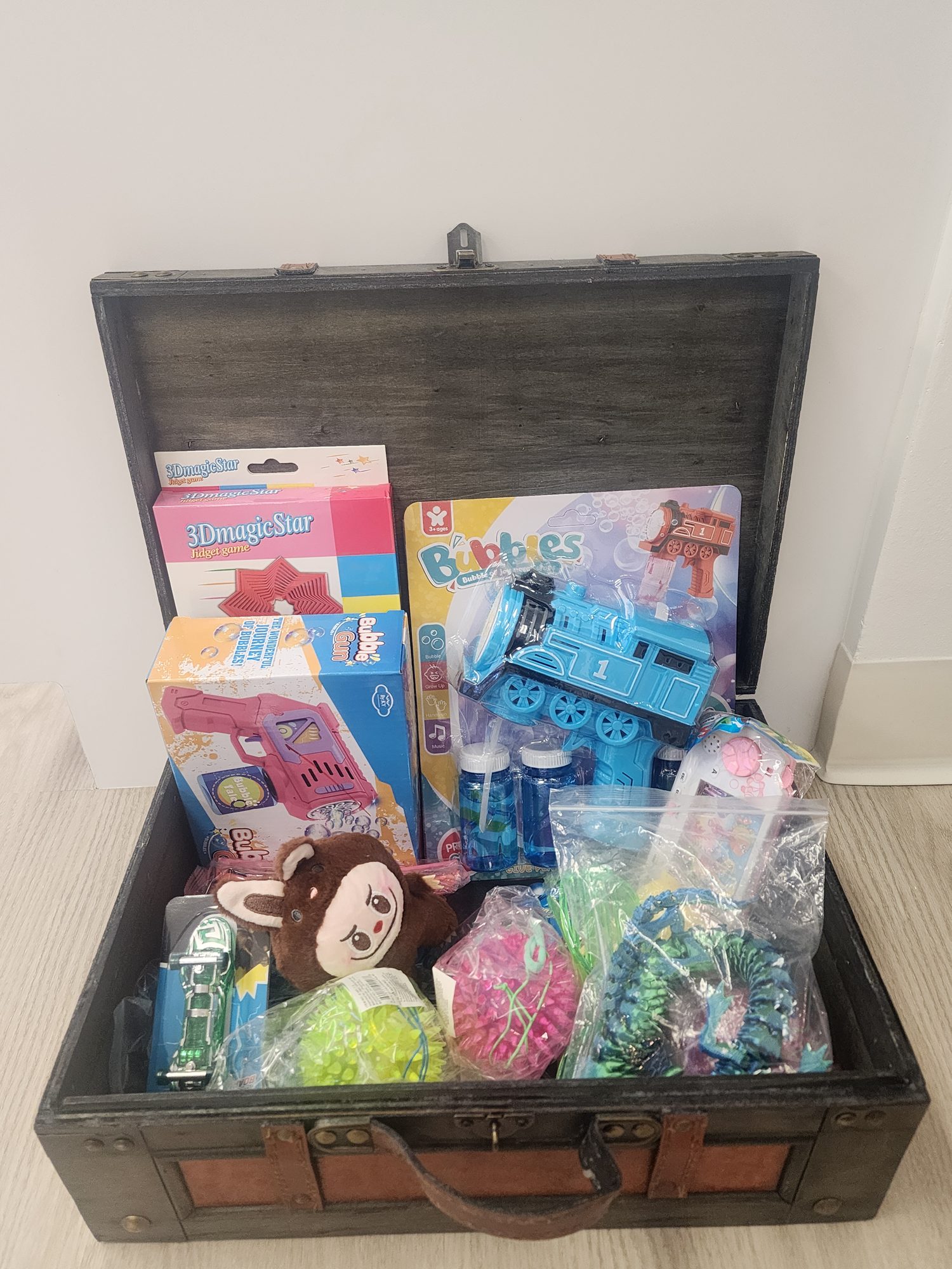 The prize chest in the Downtown office